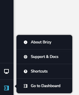 brizy backend wp