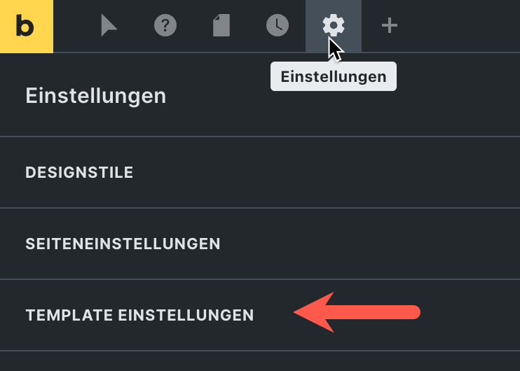 popup einstellungen