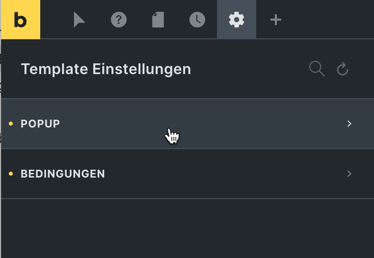 popup einstellungen2